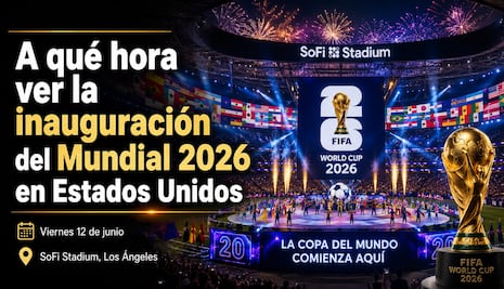 ¿A qué hora empieza y cantan en la inauguración del Mundial de Fútbol 2026 EN VIVO hoy 12 de junio en Estados Unidos?