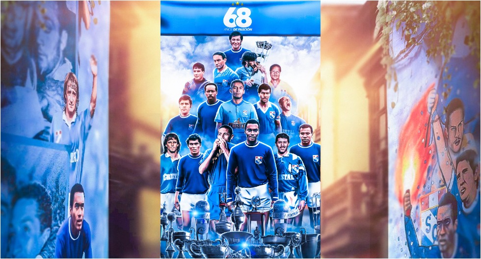 Sporting Cristal celebra 68 años de fundación (Diseño: prensa SC)