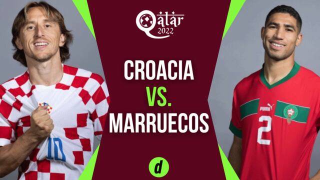 Croacia vs. Marruecos: fecha, horario y canales de TV por el tercer lugar del Mundial