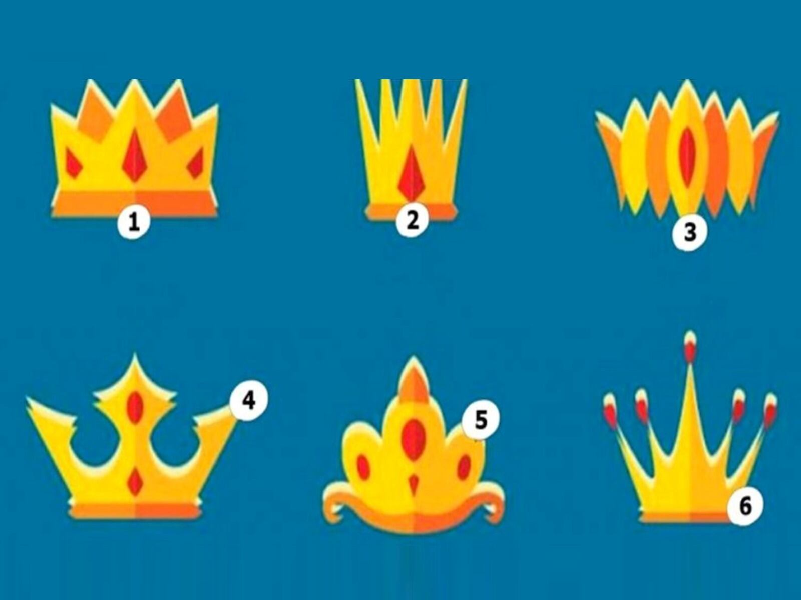 TEST VISUAL | Esta imagen te muestra bastantes coronas. Indica cuál es la que más te gusta. (Foto: namastest.net)