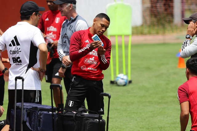 La Selección Peruana sumó un nuevo día de trabajos en la Videna. (Foto: Jesús Saucedo / @photo.gec)