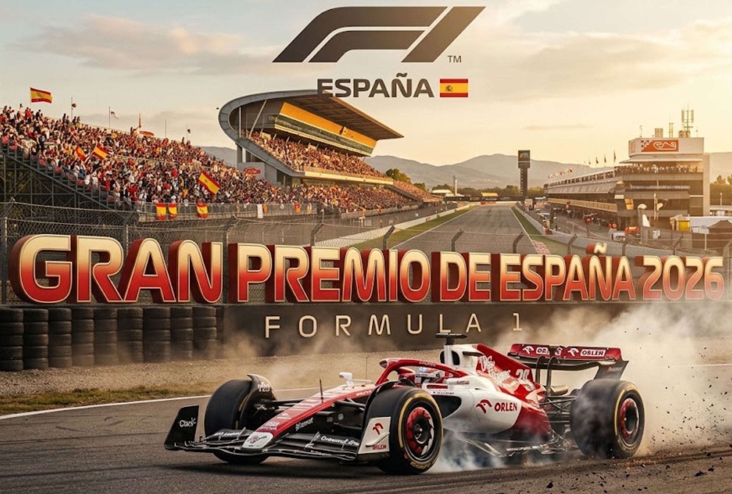 Sigue la transmisión oficial de ESPN y Disney Plus para seguir la carrera del a F1 GP de España EN VIVO y EN DIRECTO desde Perú, Colombia, Ecuador, Argentina y otros países de Latinoamérica el domingo 13 de septiembre. (Foto: Composición Gemini IA para El Comercio Mag).
