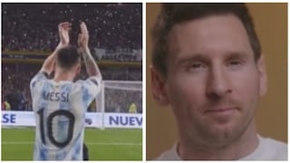Emoción: Messi, casi hasta las lágrimas al recordar ovación en La Bombonera [VIDEO]