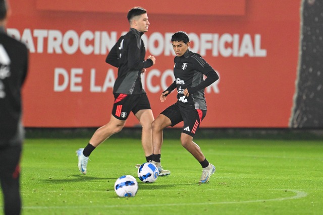 Entrenamiento de la Selección Peruana en Videna. (Foto: Prensa FPF)