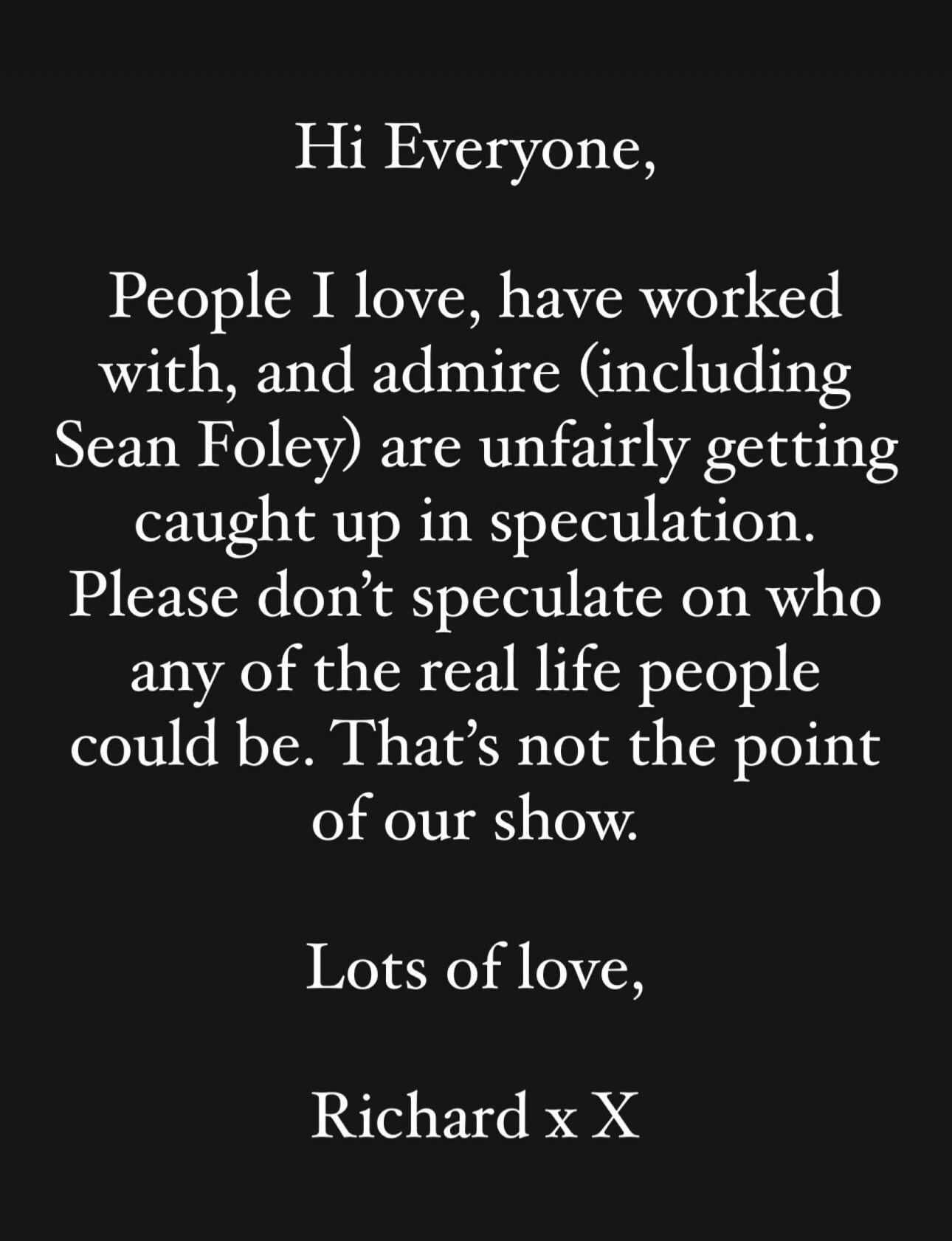Richard Gadd pidió que no se especulara más sobre la verdadera identidad de los personajes de la serie "Bebé reno" (Foto: @mrrichardgadd / Instagram)