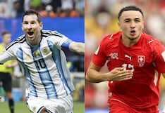 Argentina vs. Suiza: fecha, horarios, cuándo juegan y canales de TV por el Mundial