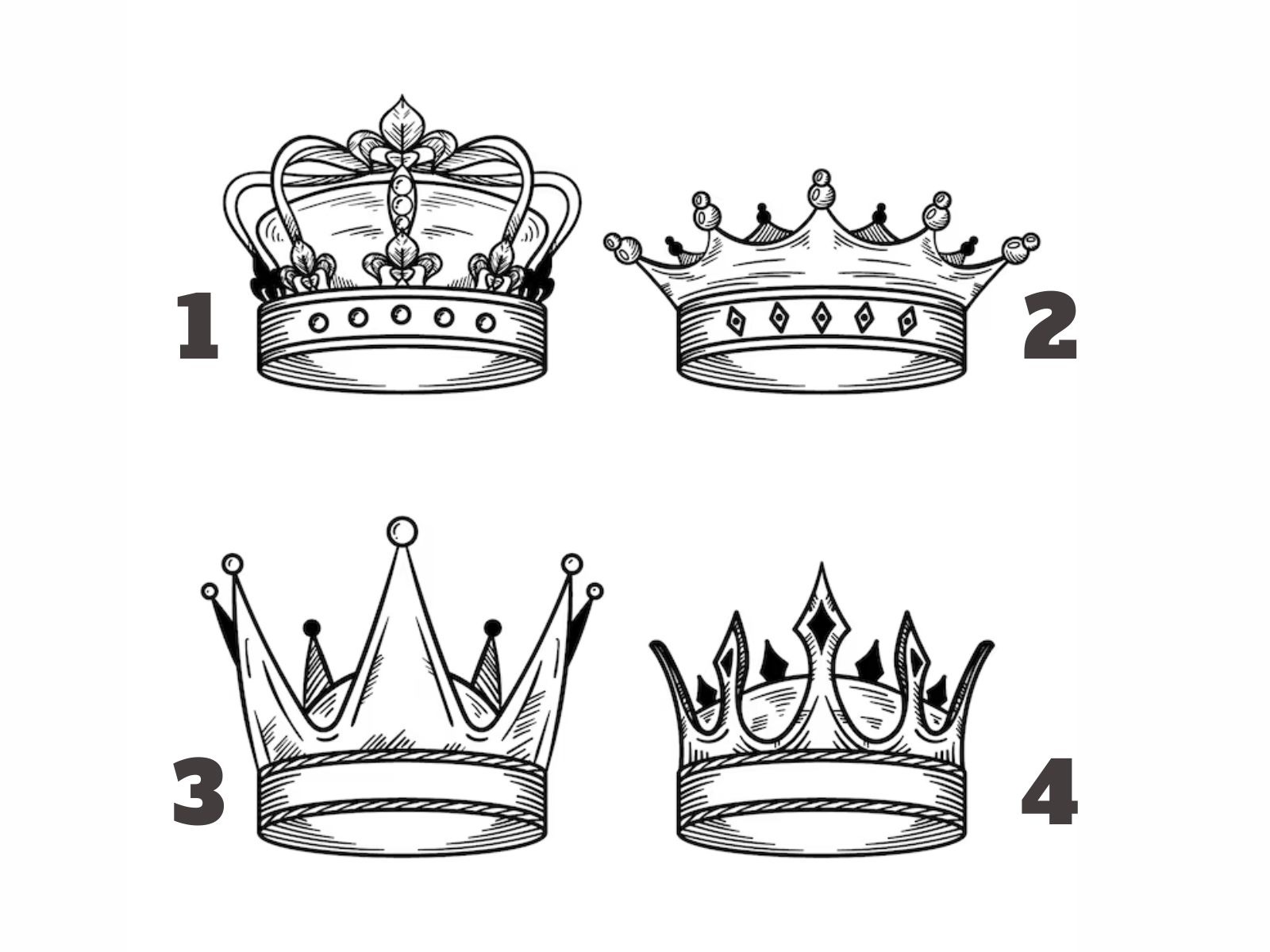 TEST VISUAL | Inesperados datos conocerás con solo seleccionar una corona. (Foto: Composición Freepik / Depor)