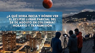 ▷ ¿A qué hora inicia y dónde ver el eclipse lunar parcial del 27 al 28 de agosto en Colombia? Horario y transmisión