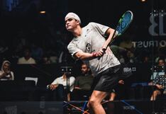 ¡Luchó hasta el final! Diego Elías cayó ante Ali Farag y quedó subcampeón del París Squash 2023
