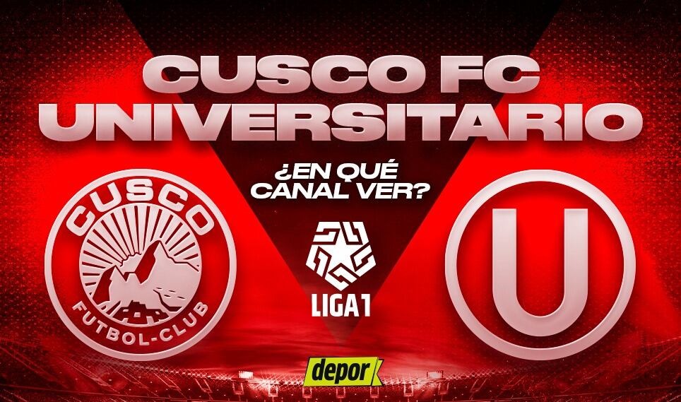 Universitario y Cusco FC se enfrentan por la Liga 1 2026. (Diseño: Christian Marlow)