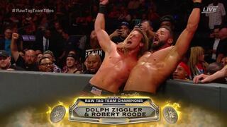 ¡Vencieron a Seth y a Strowman! Dolph Ziggler y Robert Roode son los nuevos campeones en parejas de RAW [VIDEO]