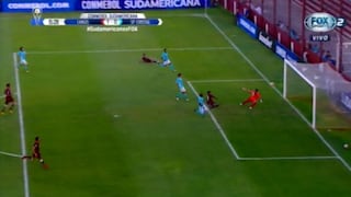 Sporting Cristal no aguantó la presión de Lanús y recibió un gol a los 15’ [VIDEO]