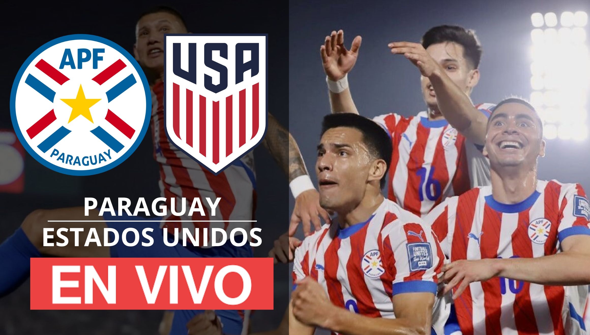 Conoce la fecha, horarios por país, canales de TV y dónde ver online el debut de Paraguay vs. Estados Unidos por la Copa Mundial 2026. (Foto: Composición Depor)