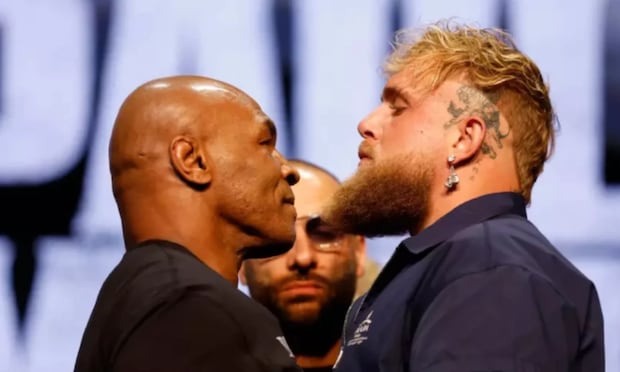 Mike Tyson vs. Jake Paul se enfrentan este viernes 15 de noviembre. (Foto: Netflix)