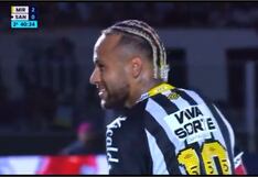 Neymar provocó a la tribuna rival: el gesto que enfureció a los hinchas de Mirassol