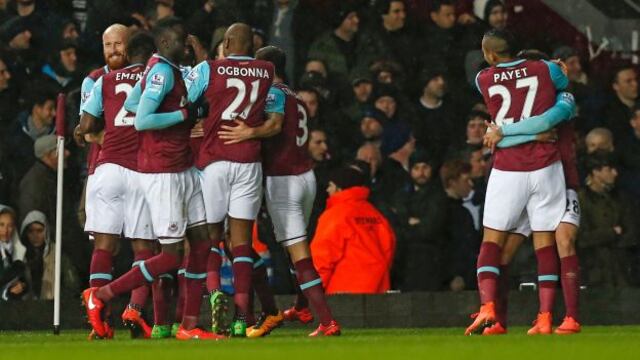 Tottenham perdió 1-0 con West Ham y desperdició la posibilidad de ser líder