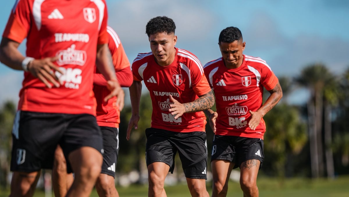 Selección Peruana continúa con sus entrenamientos en Estados Unidos. (Foto: FPF)