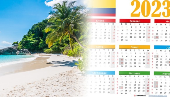 Calendario 2023, Colombia: feriados, días festivos y no laborables en octubre (Diseño: Depor).
