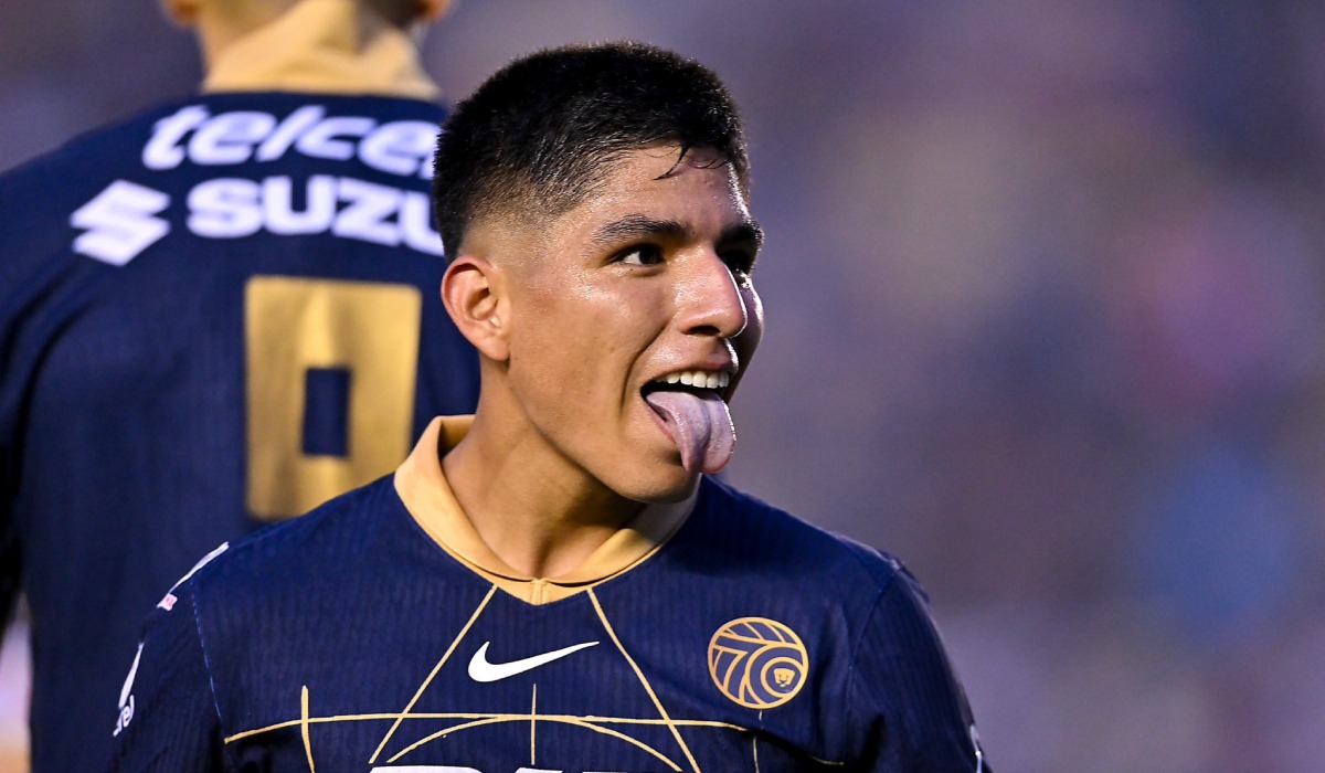 Piero Quispe lleva dos goles con la camiseta de Pumas UNAM. (Foto: Pumas)