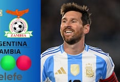 Telefe EN VIVO GRATIS — cómo ver partido Argentina vs. Zambia por TV abierta y Fútbol Online