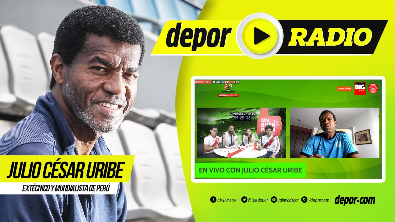 Julio César Uribe habló en exclusiva con Depor Radio.