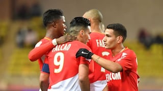 Triunfo que lo asegura como segundo: Mónaco derrotó 2-1 a Rennes con gol de Falcao