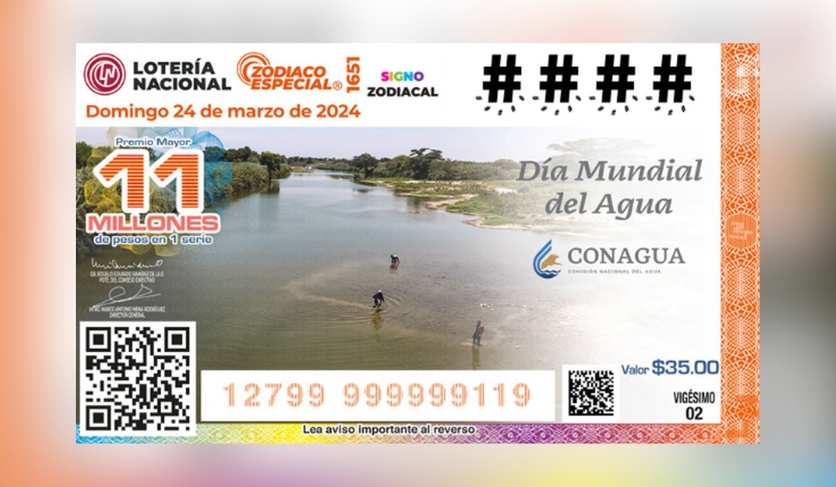 Sorteo Zodíaco Especial del domingo 24 de marzo: resultados de la Lotería Nacional de México (Foto: @lotenal).