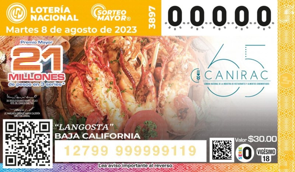 Resultados Sorteo Mayor del martes 8 de agosto: revisa los números ganadores. (Foto: @lotenal).