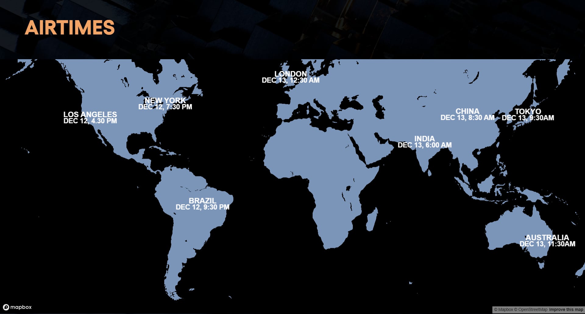 Check the airtimes around the world to watch The Game Awards. | Photo by thegameawards.com