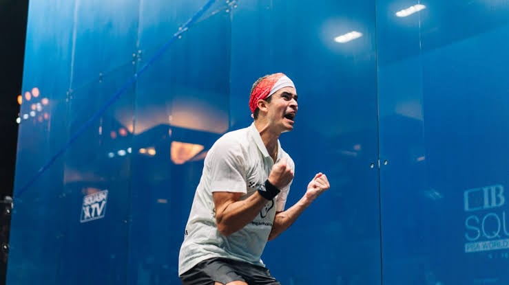 Diego Elías. (Foto: @PSASquashTour)