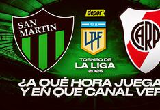 River vs. San Martín: canales de TV y a qué hora juegan por el Torneo Apertura 2025