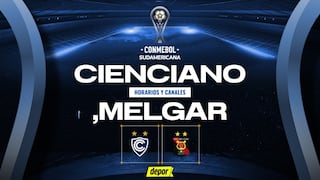 ¿Qué canales transmiten Cienciano vs. Melgar y a qué hora juegan por la Copa Sudamericana?