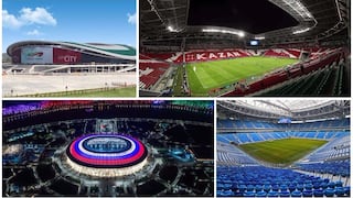 De diseños espectaculares: los estadios en los que se jugará el Mundial Rusia 2018