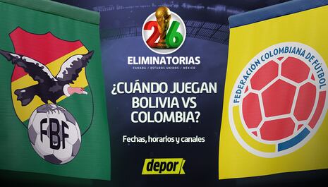 ¿Cuándo juegan Bolivia vs. Colombia por la jornada 9 de Eliminatorias 2026?