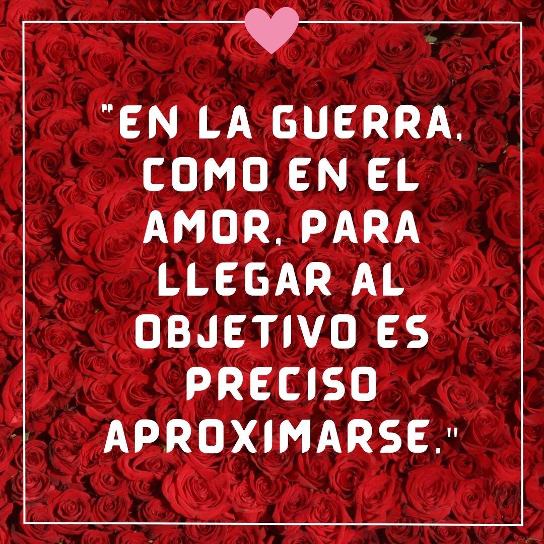 "En la guerra como en el amor, para llegar al objetivo es precisos aproximarse", una frase que pertenece al emperador francés Napoleón Bonaparte. (Foto: Canva.com)