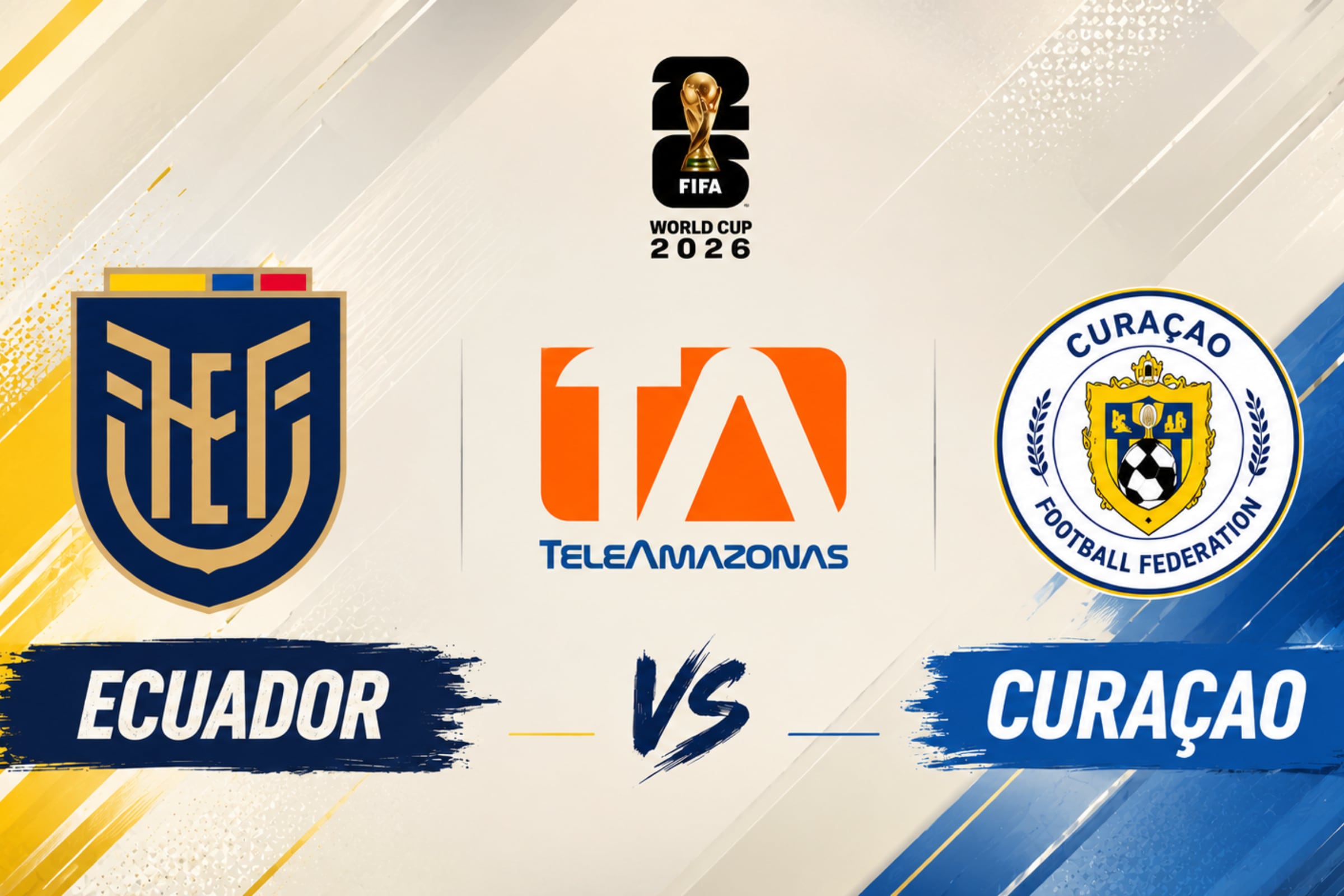 Señal del Canal 5 y Teleamazonas para ver la transmisión de Ecuador vs. Curazao en vivo y en directo, este sábado 20 de junio, desde las 19:00 horas de Quito. (Foto: Imagen creada por El Comercio Mag utilizando la IA de Chat GPT)