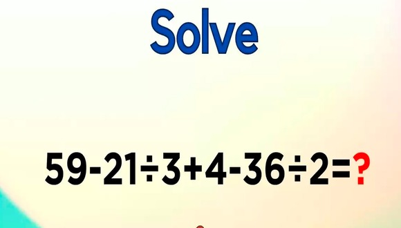 RETO MATEMÁTICO | Observa la ecuación que te planteamos, pues deber encontrar la solución. | Foto: fresherslive