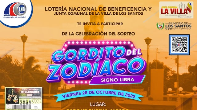 Gordito del Zodiaco del viernes 28 de octubre: ver resultados de la Lotería Nacional de Panamá