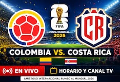 ¿A qué hora juega y en qué canal transmite Colombia vs. Costa Rica EN VIVO hoy por amistoso al Mundial 2026?