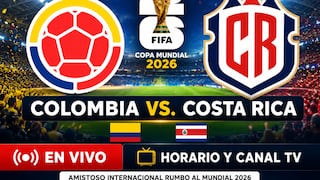 ¿A qué hora juega y qué canal transmite Colombia vs. Costa Rica por amistoso a la Copa Mundial 2026?