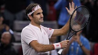 A paso firme: Federer derrotó a Bautista y se metió a cuartos del Masters 1000 de Shanghái
