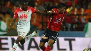 DIM y Santa Fe empataron 0-0 por la ida de la Superliga Colombia
