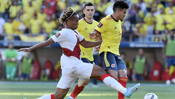 Perú y Colombia se vieron las caras por última vez el 28 de enero del 2022. (Foto: Getty Images)