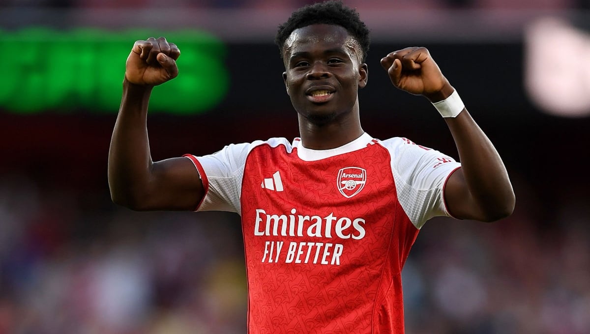 Bukayo Saka es una de las principales cartas ofensivas del Arsenal. (Foto: Getty Images)