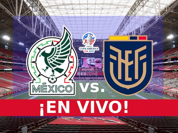 ¿Dónde ver México vs. Ecuador en vivo y en directo? Sigue el partido por la fecha 3 del grupo B de la Copa América 2024 este domingo 30 de junio en el Estadio de la Universidad de Phoenix, Arizona. (Foto: AFP)