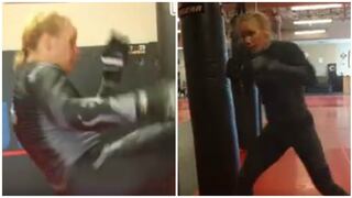 Está lista: el duro entrenamiento de Valentina Shevchenko para la pelea por el título de la UFC [VIDEO]