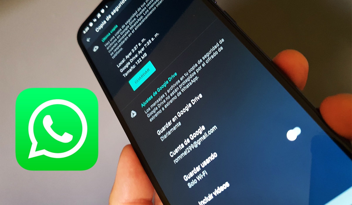 WHATSAPP | Una de las copias de seguridad está vinculada a tu cuenta de Google. (Depor)