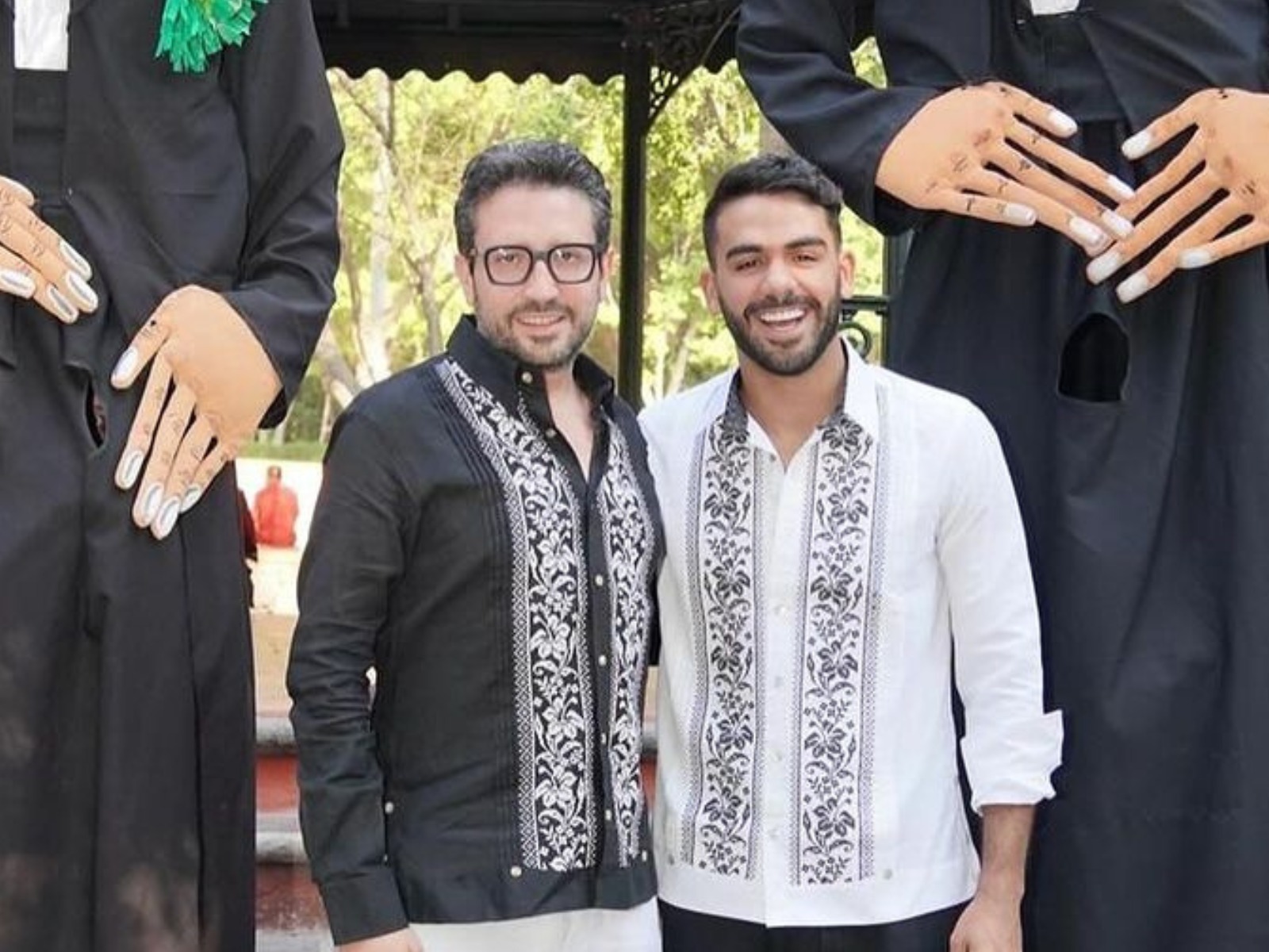 Carlos Adyan y Carlos Quintanilla deslumbraron a sus 400 invitados con una ceremonia en su hacienda, destacándose con trajes de José Ventura (Foto: Carlos Adyan / Instagram)