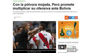 "Con la pólvora mojada Perú promete multiplicar su ofensiva", opina la prensa de Bolivia [FOTOS]