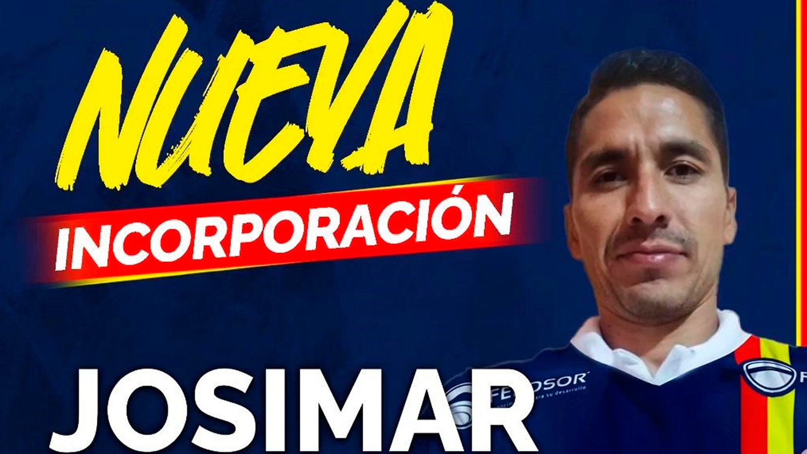 Josimar Vargas es presentado como flamante refuerzo de Deportes Provincial Osorno. (Foto: Deportes Provincial Osorno)